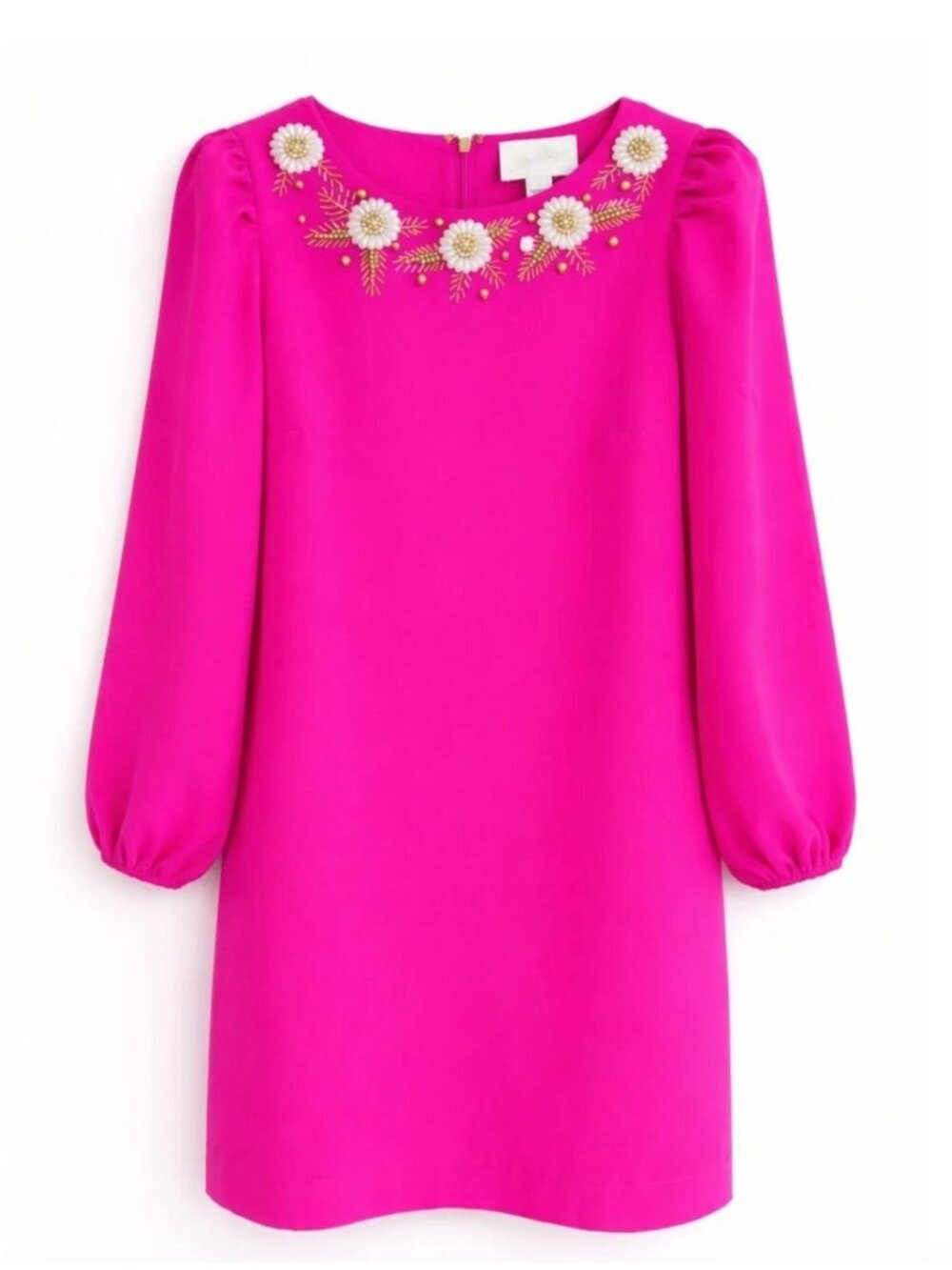NWT Lilly Pulitzer Rainer Dress in Passion Fruit Pink Size 6 Beaded Floral
